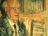 PROF. DR. HANS HASELBÖCK, Organist, Öl auf Hartfaser, 100 x 75 cm.jpg